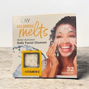 NIB Olay Cleansing Melts Daily Facial Cleanser+ Plus Vitamin C 32 Pack